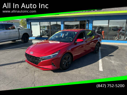2021 Hyundai Elantra for sale at All In Auto Inc in Palatine IL