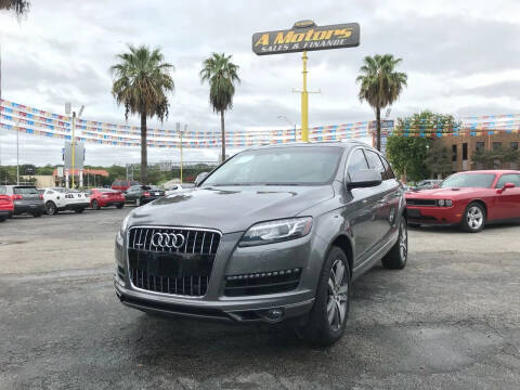 2013 Audi Q7 for sale at A MOTORS SALES AND FINANCE in San Antonio TX