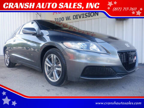2013 Honda CR-Z for sale at CRANSH AUTO SALES, INC in Arlington TX