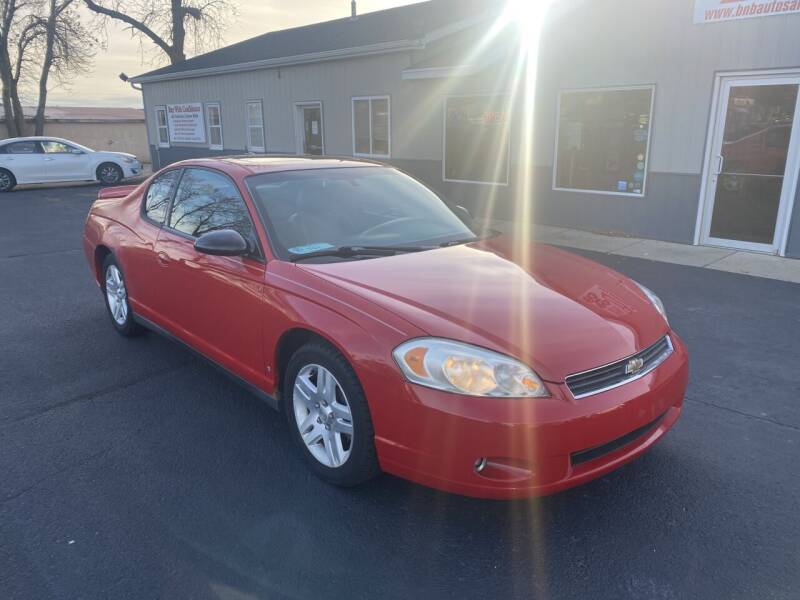 2006 Chevrolet Monte Carlo for sale at B & B Auto Sales in Brookings SD