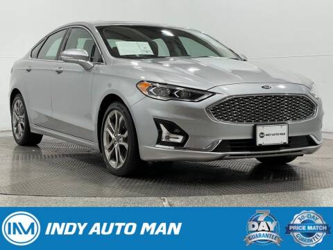 2020 Ford Fusion Hybrid for sale at INDY AUTO MAN in Indianapolis IN