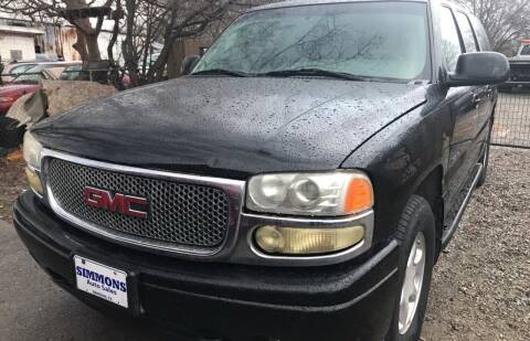 2001 GMC Yukon XL for sale at Simmons Auto Sales in Denison TX