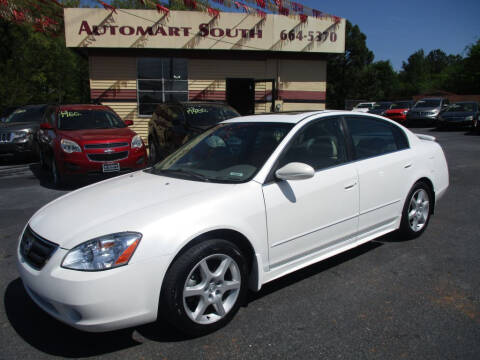 2002 Nissan Altima for sale at Automart South in Alabaster AL