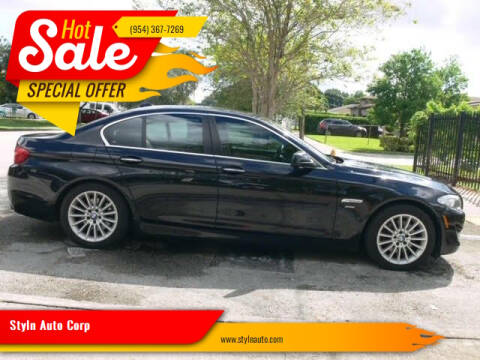 2012 BMW 5 Series for sale at Styln Auto Corp in West Park FL