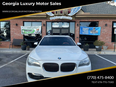 2012 BMW 7 Series for sale at Georgia Luxury Motor Sales in Cumming GA