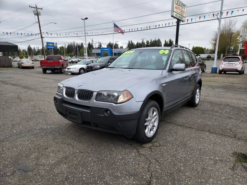 2004 BMW X3 for sale at Leavitt Auto Sales and Used Car City in Everett WA