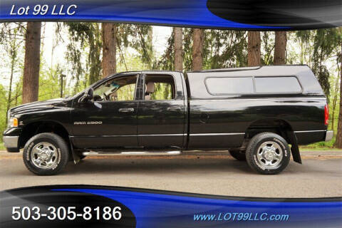 2003 Dodge Ram 2500 for sale at LOT 99 LLC in Milwaukie OR