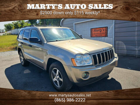2005 Jeep Grand Cherokee for sale at Marty's Auto Sales in Lenoir City TN