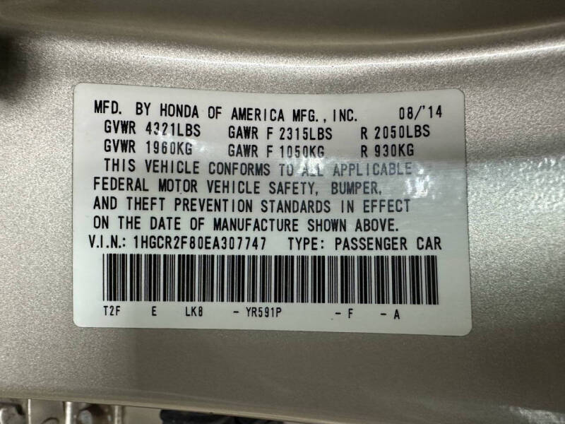 2014 Honda Accord EX-L