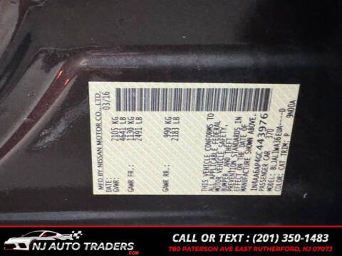 2016 Nissan Maxima 3.5 SL