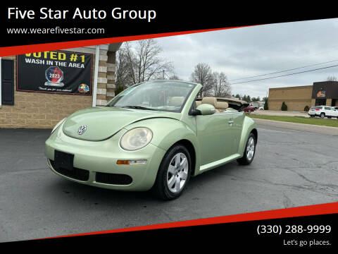 2007 Volkswagen New Beetle Convertible for sale at Five Star Auto Group in North Canton OH