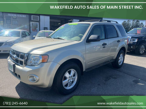 2011 Ford Escape for sale at Wakefield Auto Sales of Main Street Inc. in Wakefield MA