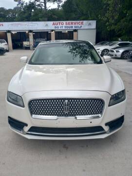 2017 Lincoln Continental for sale at Jump and Drive LLC in Humble TX
