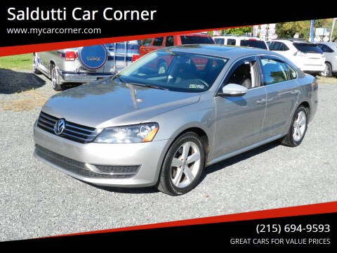 2012 Volkswagen Passat for sale at Saldutti Car Corner in Gilbertsville PA