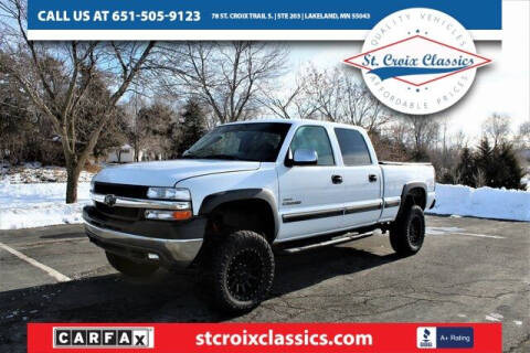 2002 Chevrolet Silverado 2500HD for sale at St. Croix Classics in Lakeland MN