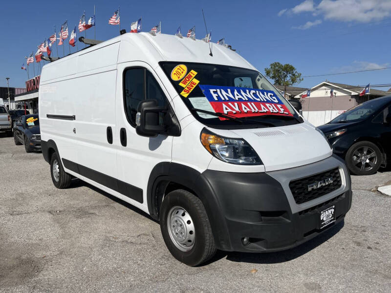 2021 RAM ProMaster for sale at Giant Auto Mart in Houston TX