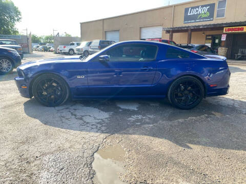 2013 Ford Mustang for sale at LUCKOR AUTO in San Antonio TX