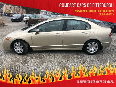 2007 Honda Civic for sale at Compact Cars of Pittsburgh in Pittsburgh PA