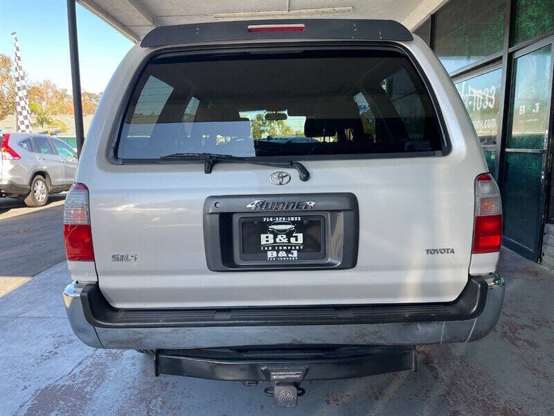 1998 Toyota 4Runner for sale at B & J Car Company in Orange, CA