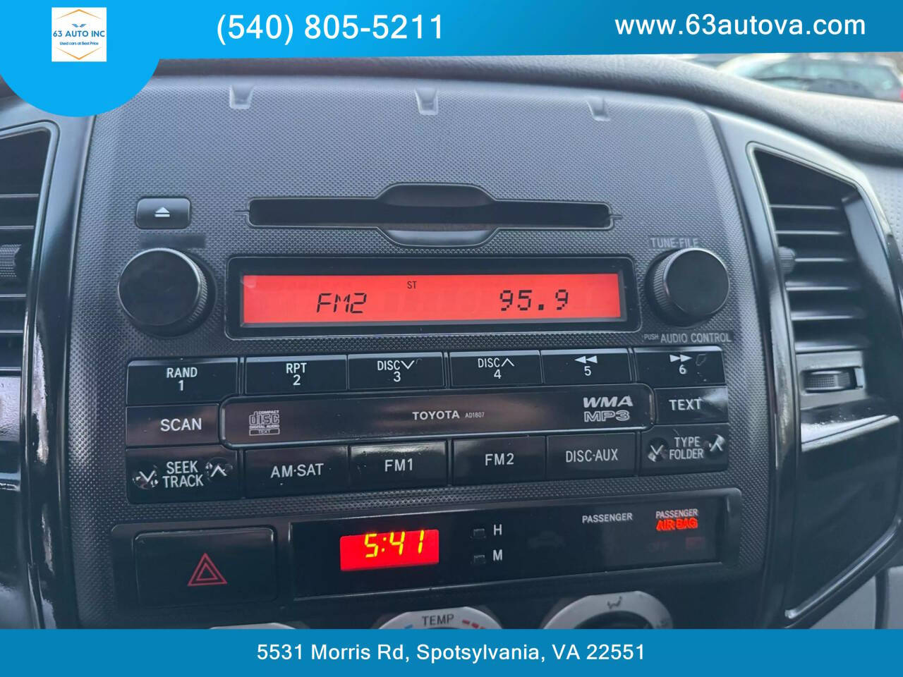 2010 Toyota Tacoma for sale at 63 Auto Inc in Spotsylvania, VA