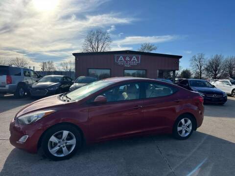 2013 Hyundai Elantra for sale at A & A Auto Sales in Fayetteville AR