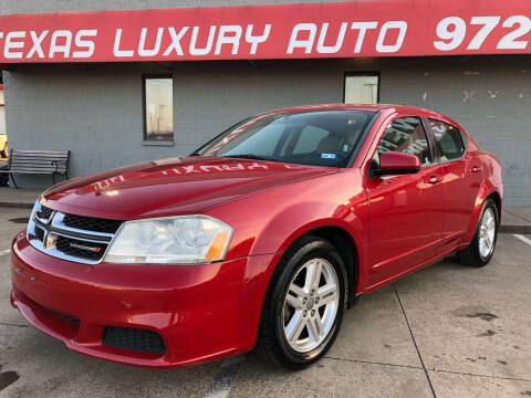 2012 Dodge Avenger for sale at Texas Luxury Auto in Cedar Hill TX