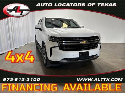 2022 Chevrolet Tahoe for sale at AUTO LOCATORS OF TEXAS in Plano TX