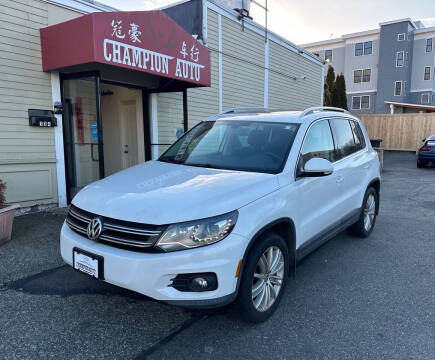 2016 Volkswagen Tiguan for sale at Champion Auto LLC in Quincy MA