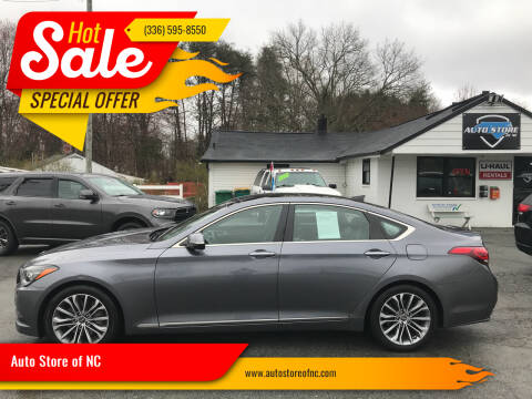 2015 Hyundai Genesis for sale at Auto Store of NC in Walkertown NC