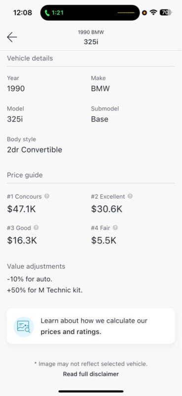 1990 BMW 3 Series 325i