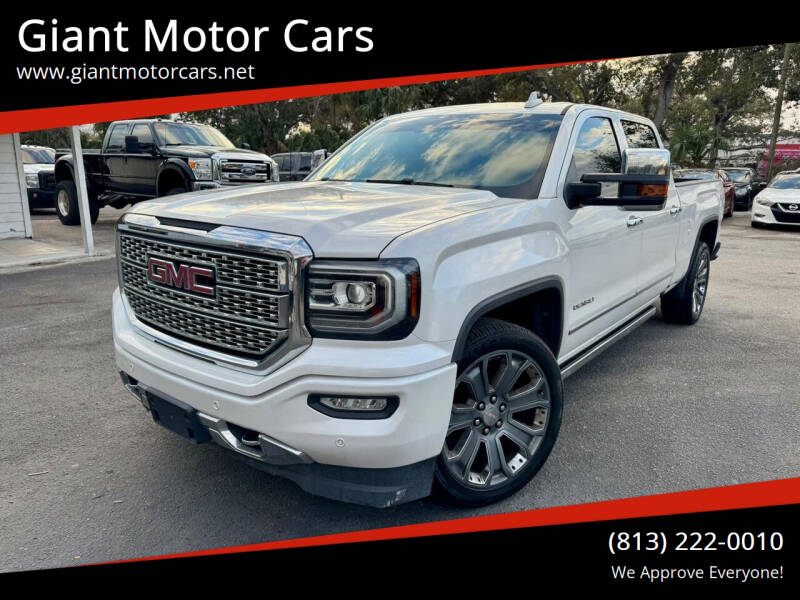 2017 GMC Sierra 1500 for sale at Giant Motor Cars in Tampa FL