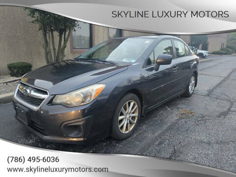 2013 Subaru Impreza for sale at Skyline Luxury Motors in Buffalo Grove IL