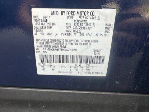 2017 Ford Explorer Police Interceptor Utility