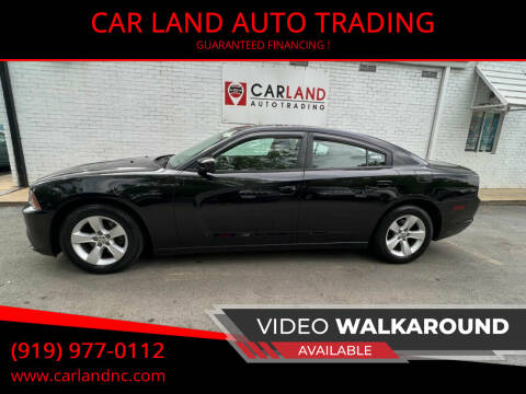 2013 Dodge Charger for sale at CAR LAND  AUTO TRADING in Raleigh NC