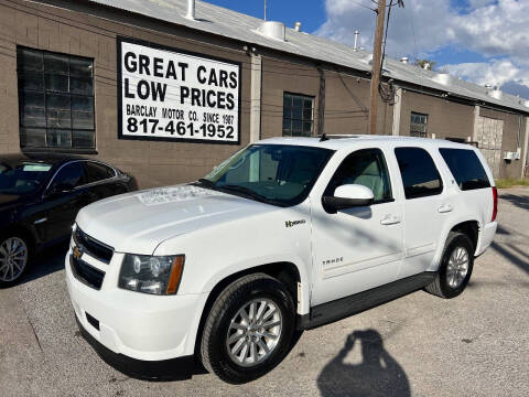 2010 Chevrolet Tahoe Hybrid for sale at BARCLAY MOTOR COMPANY in Arlington TX