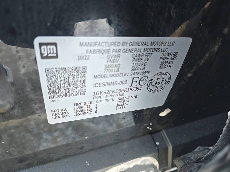 2023 GMC Yukon XL SLE