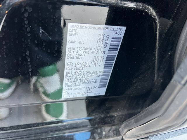 2022 Nissan Pathfinder Platinum