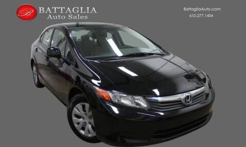 2012 Honda Civic for sale at Battaglia Auto Sales in Plymouth Meeting PA