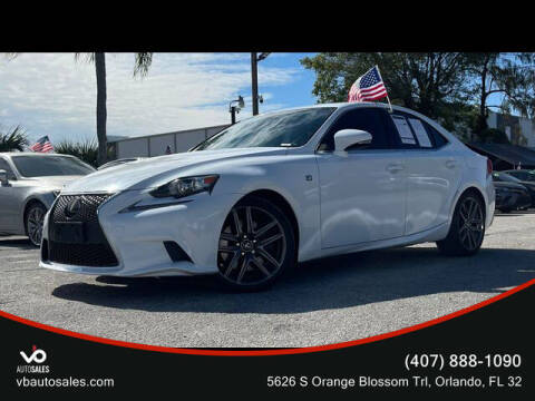 2016 Lexus IS 200t for sale at V & B Auto Sales in Orlando FL