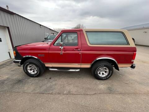 1988 Ford Bronco for sale at Hill Motors in Ortonville MN