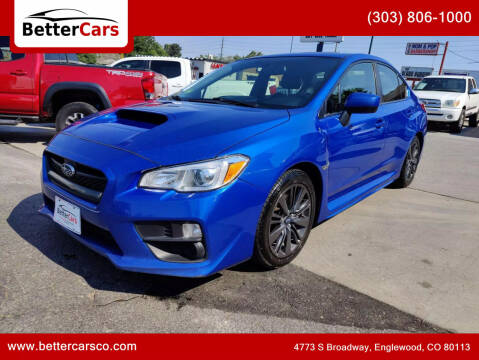 2016 Subaru WRX for sale at Better Cars in Englewood CO