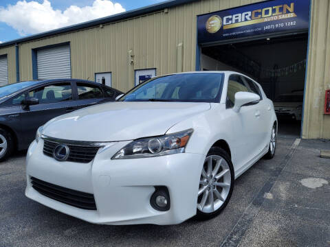 2012 Lexus CT 200h for sale at Carcoin Auto Sales in Orlando FL