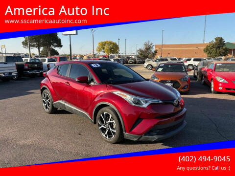 2018 Toyota C-HR for sale at America Auto Inc in South Sioux City NE