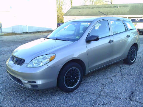 2003 Toyota Matrix for sale at Wamsley's Auto Sales in Colonial Heights VA