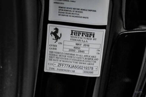 2016 Ferrari California T