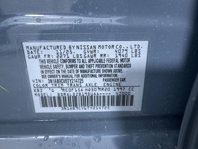 2026 Nissan Sentra SV