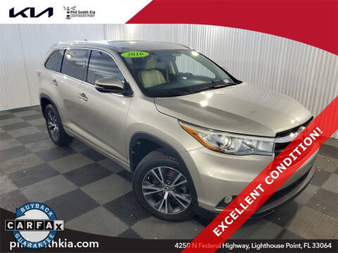 2016 Toyota Highlander for sale at PHIL SMITH AUTOMOTIVE GROUP - Phil Smith Kia in Lighthouse Point FL