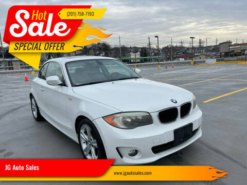 2012 BMW 1 Series for sale at JG Auto Sales in North Bergen NJ