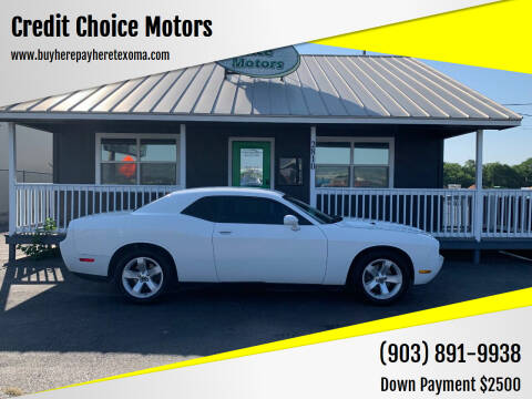 2011 Dodge Challenger for sale at Credit Choice Motors in Sherman TX