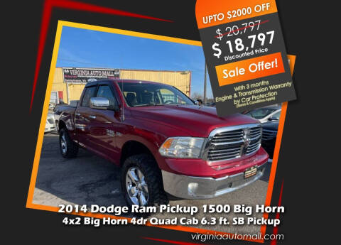 2014 RAM Ram Pickup 1500 for sale at Virginia Auto Mall in Woodford VA